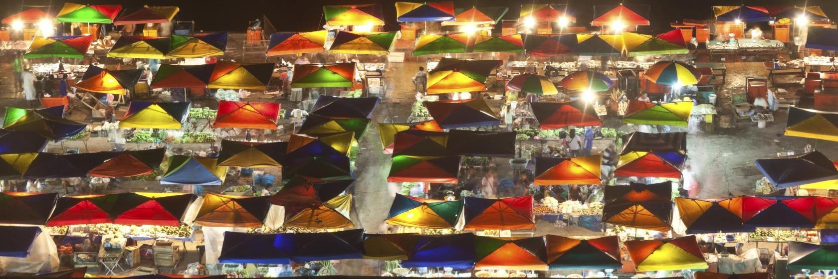 Marché central de Kota Kinabalu